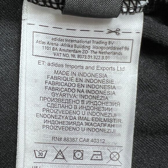 Adidas Jacket Womens Size Large Black White Squad Bomber Climalite CZ0832 - Picture 12 of 15